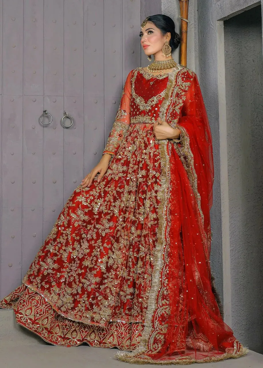 Wedding Gown Lehenga  Dupatta Pakistani Bridal Dress