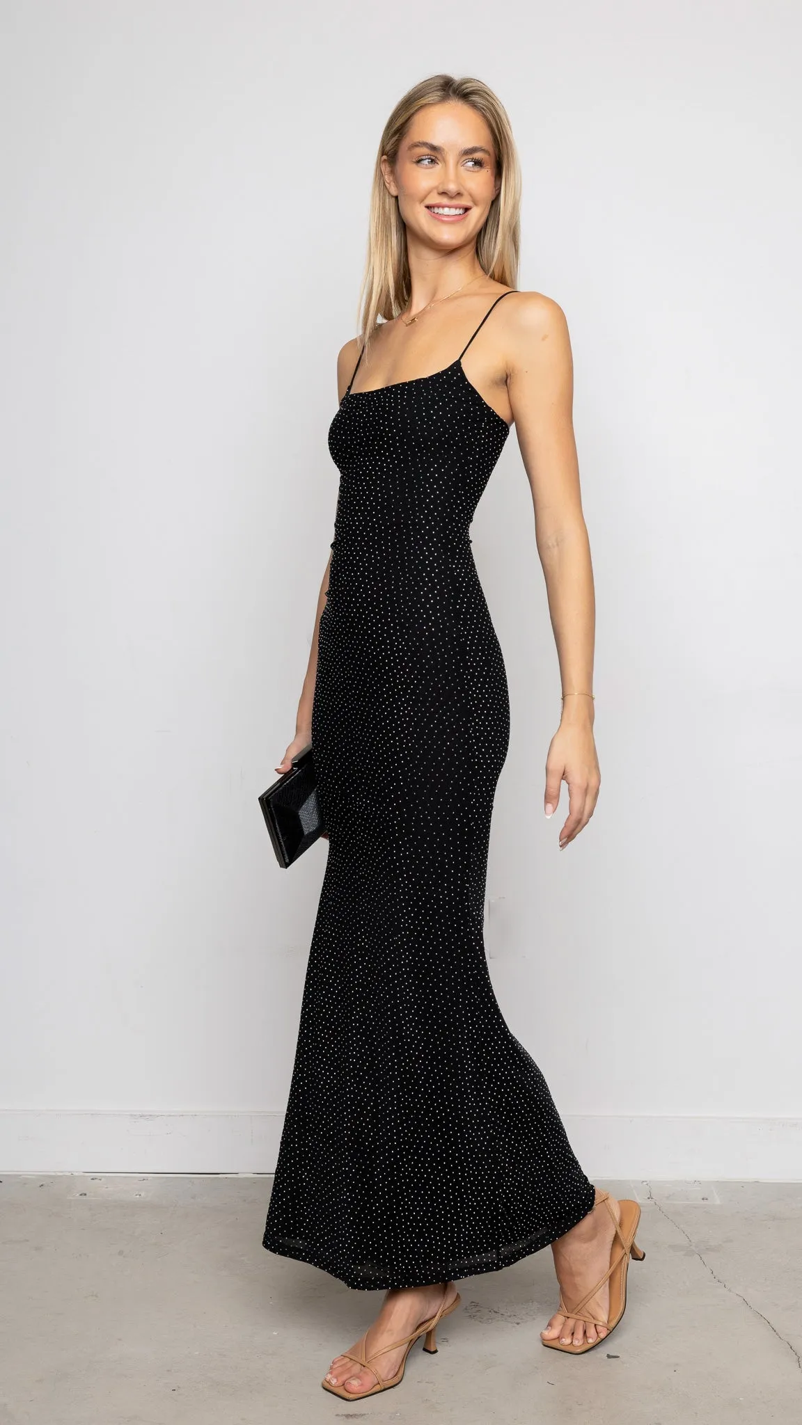Wesiel Maxi Dress in Black