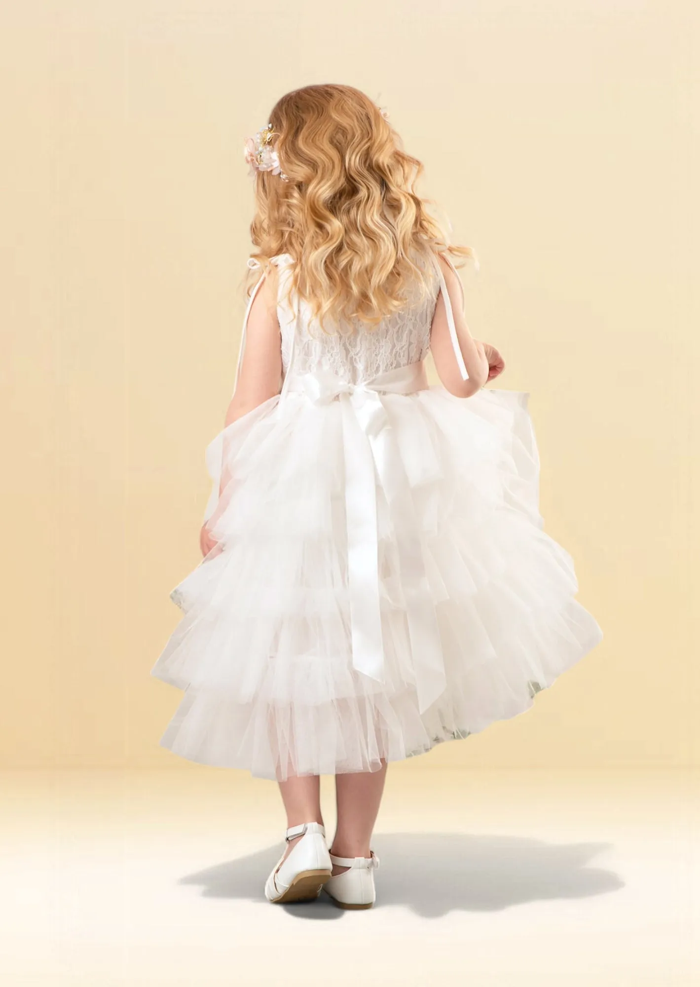 White Layered Tutu Dress