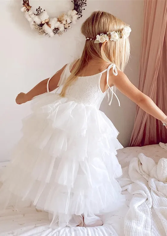 White Layered Tutu Dress