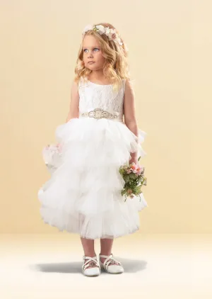 White Layered Tutu Dress
