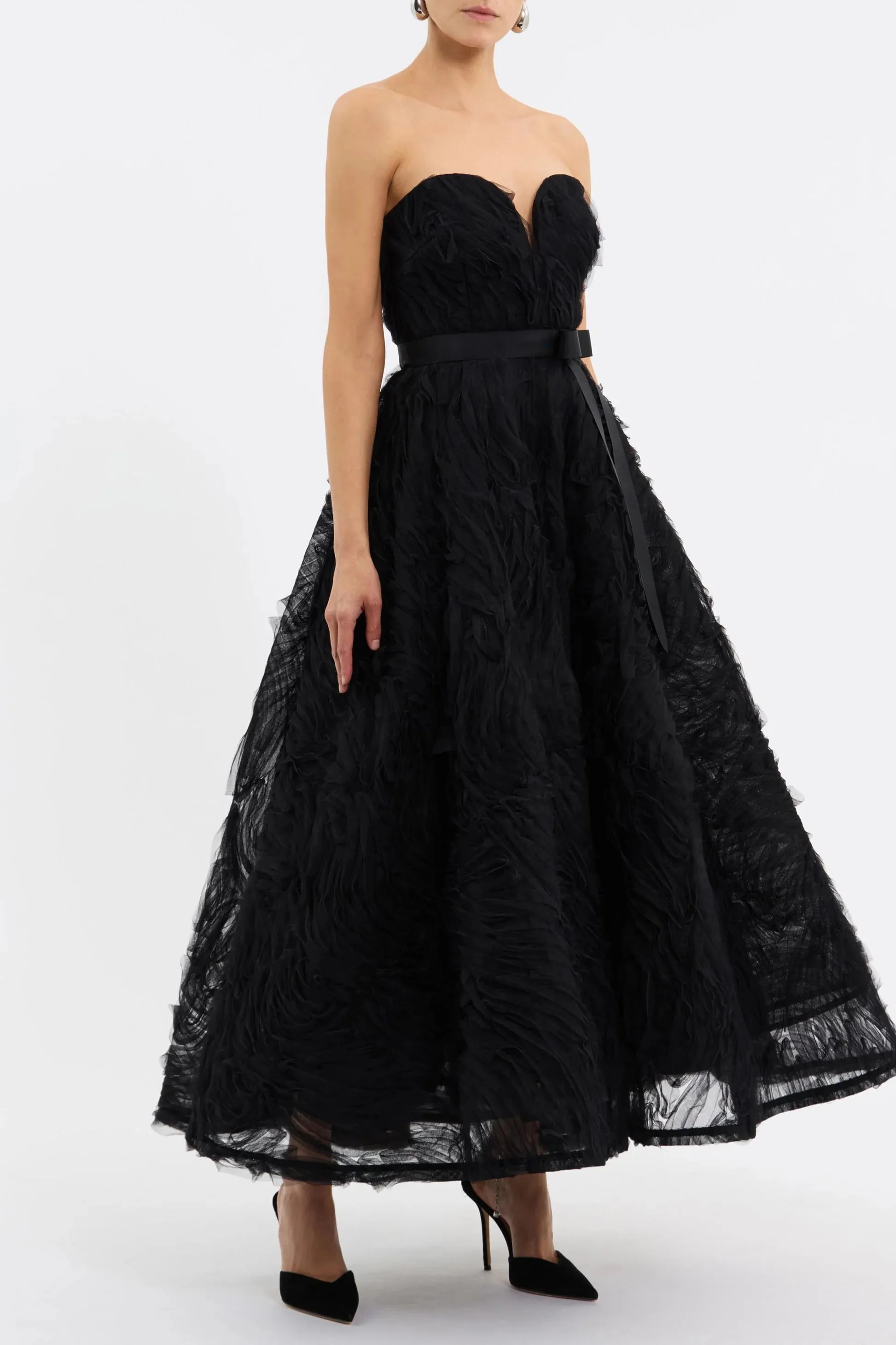 Willow Midi Dress - Black
