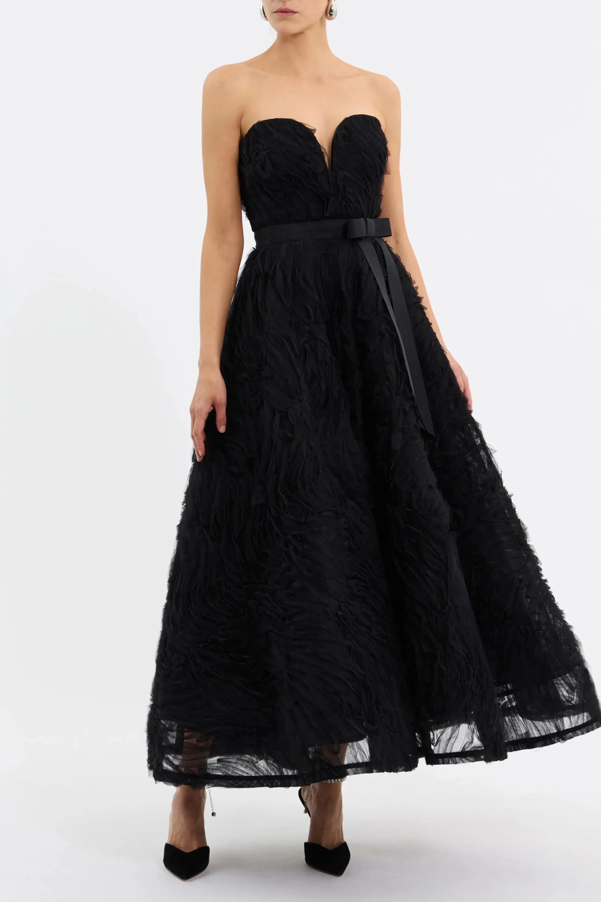 Willow Midi Dress - Black