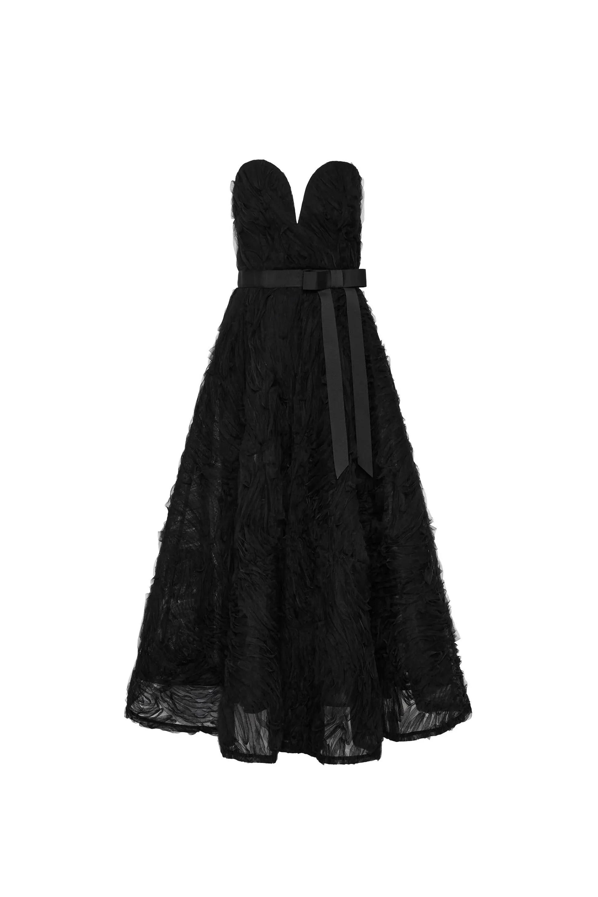 Willow Midi Dress - Black