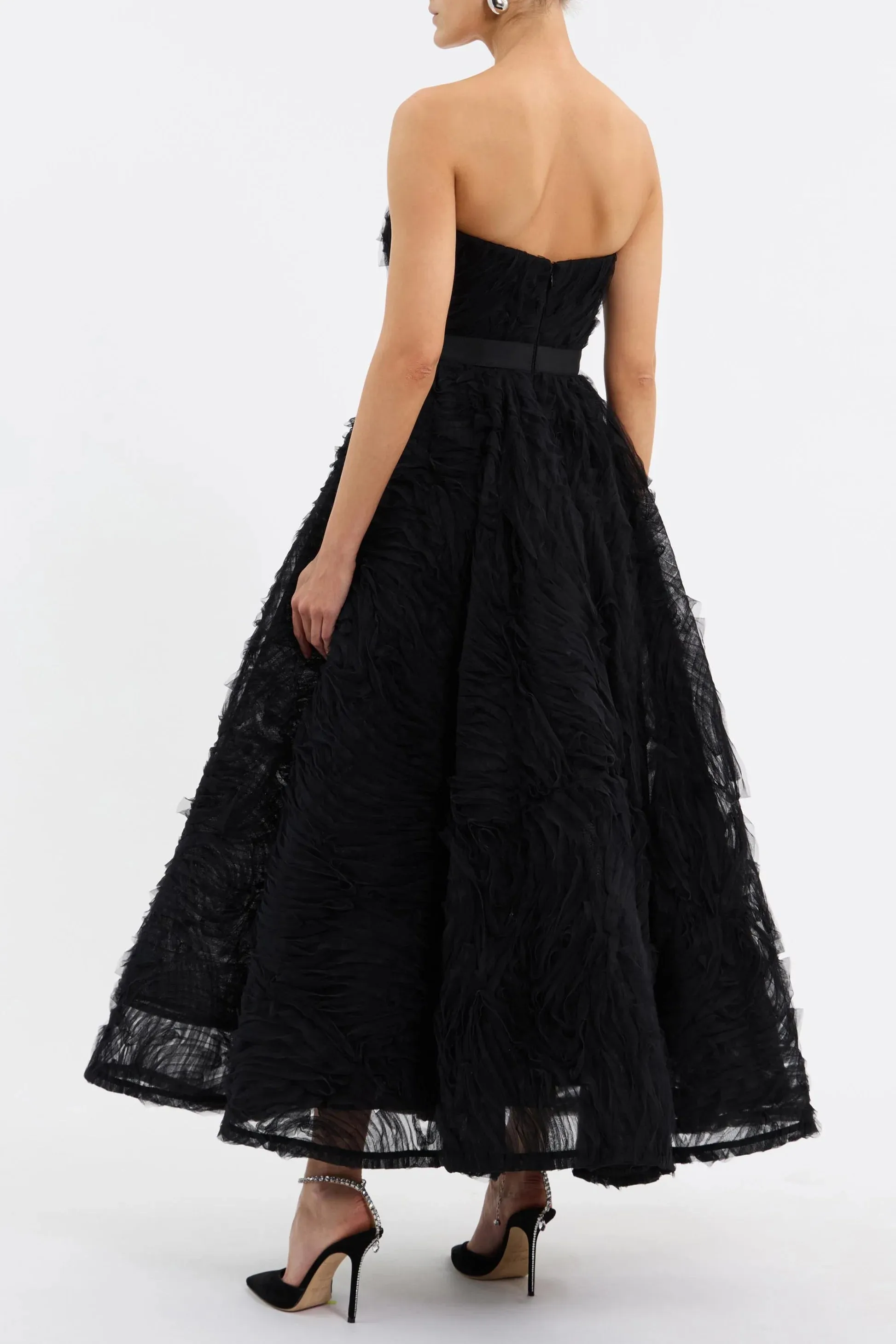 Willow Midi Dress - Black
