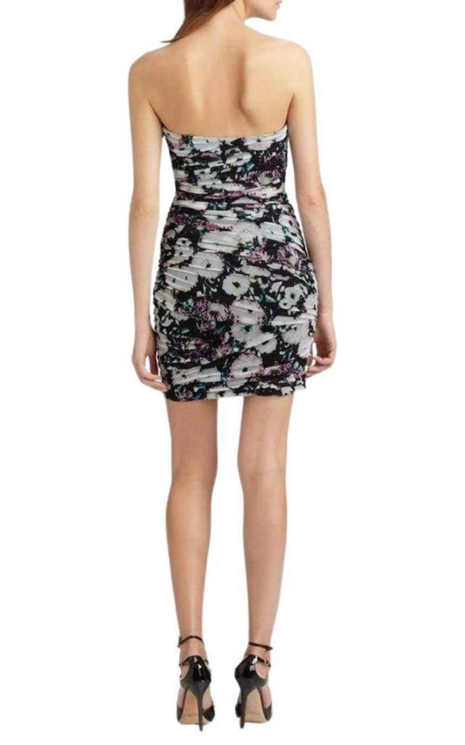 Winnie Strapless Floral Print Dress