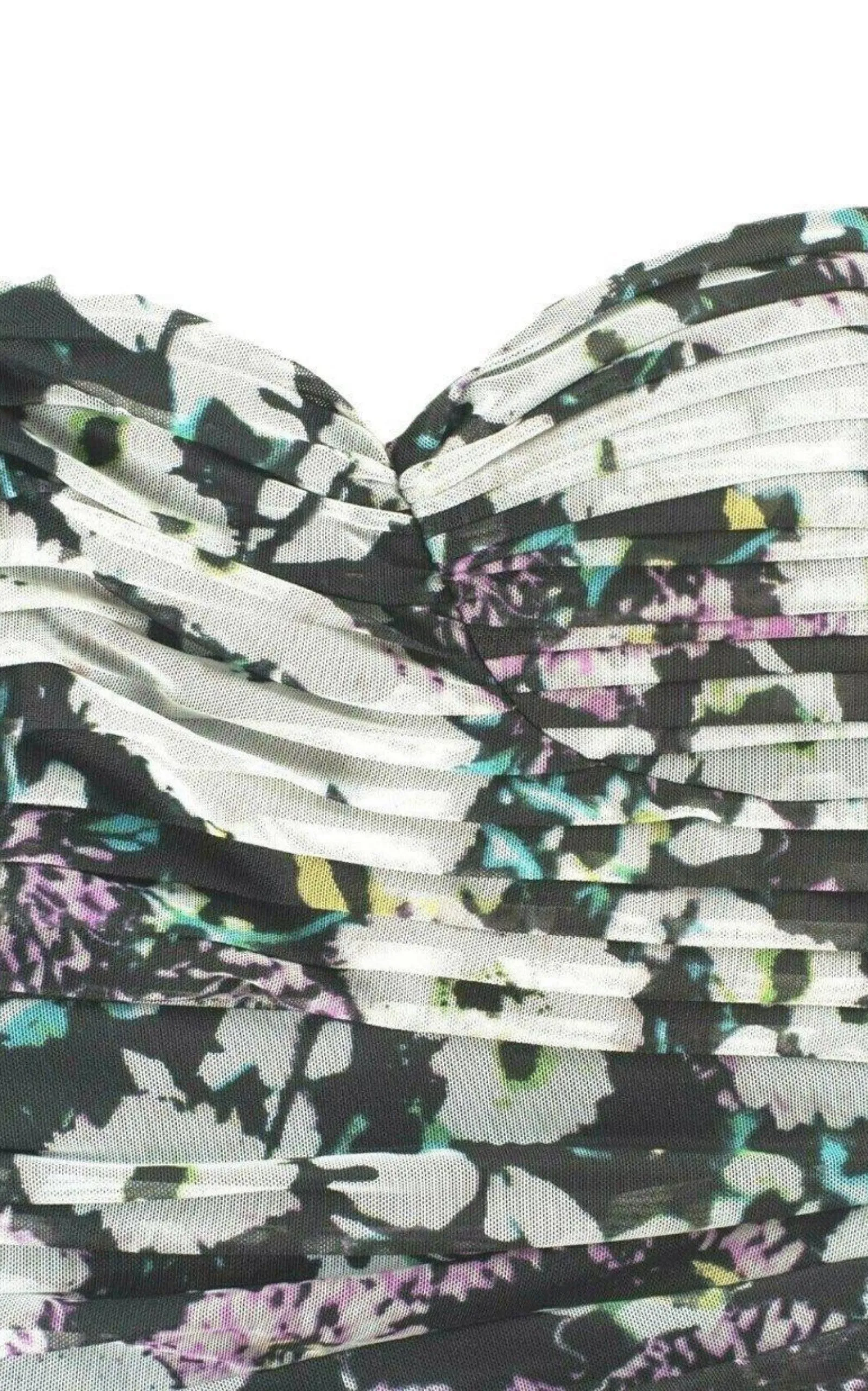 Winnie Strapless Floral Print Dress