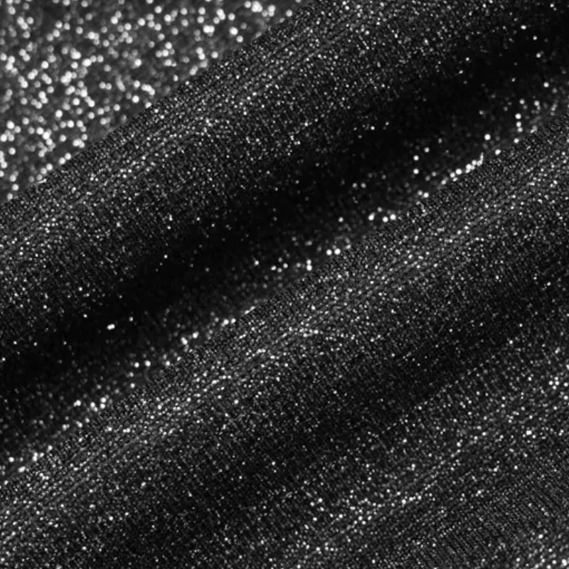 Y2K Glitter Strapless Mini Dress