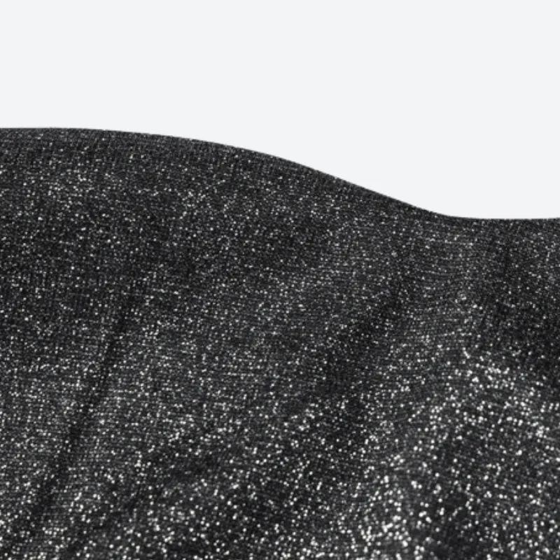 Y2K Glitter Strapless Mini Dress