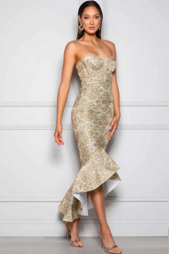 Yasmin Midi Dress by Elle Zeitoune - RENTAL