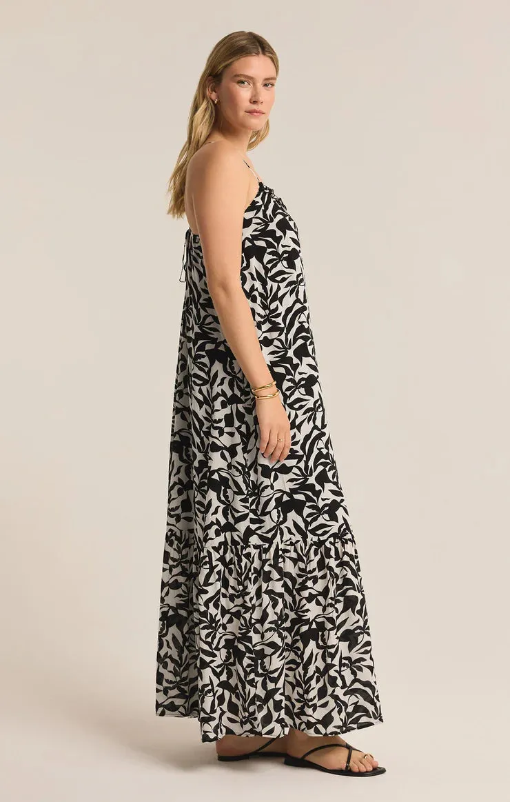 Z Supply Cocktail Hour Leaf Midi Dress